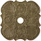 Ekena Millwork Flower Medallion (Canopies up to 6 1/4"), 29"OD x 3 5/8"ID x 1 3/8"P, Mississippi Mud Crackle CM29FWMMC - alternate 1